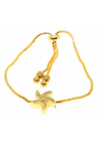 Hmd Gold Color Colorful Stone Star Model Elevator Zircon Bracelet