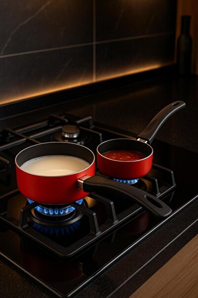 VENON 14 Cm-5 cm Deep Teflon Mini Saucepan Sauce Pan Oil Melting Pan Saucepan Food Preparation