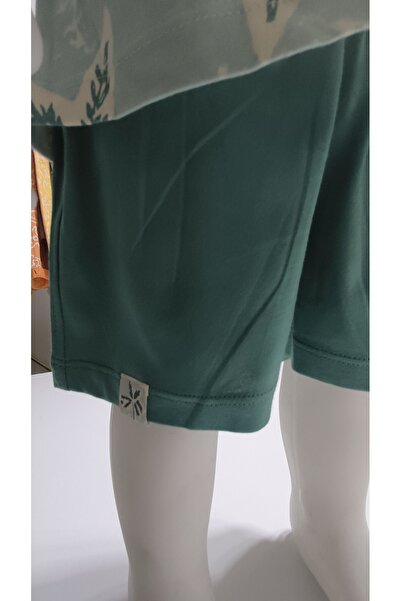 Miniworld Kids Unisex Girls Boys Shorts Bottom Top Set Nursery 100% Cotton Casual Style Design Premium, Khaki