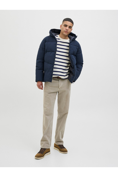 Jack & Jones Куртка-пуховик Jack Jones Jjglobal Erkek Lacivert Mont 12283517-04