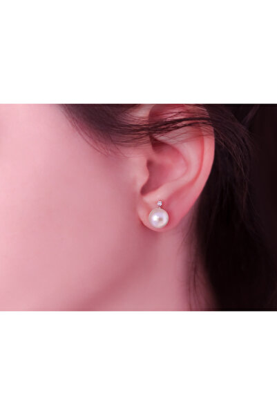 Sirius Pırlanta Pırlanta Taşlı Inci Küpe