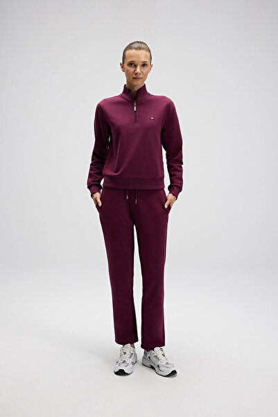 Ellesse Women's Half Zipper Sweatshirt Ef557-Brd