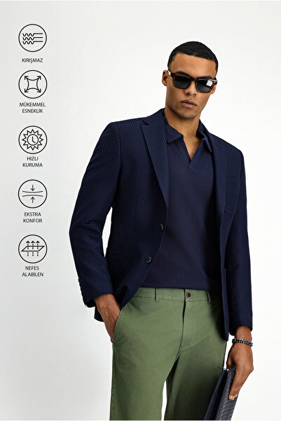 Kiğılı Μπουφάν Techno-Line Slim Fit με λεπτή εφαρμογή από Lycra