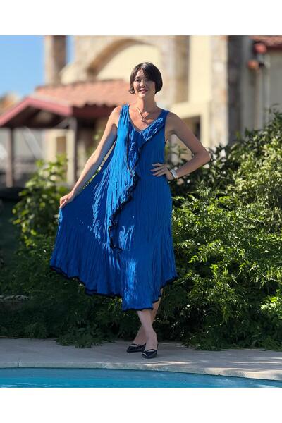 Punta Otantik VL7051 Rochie spaniolă din voile Saks