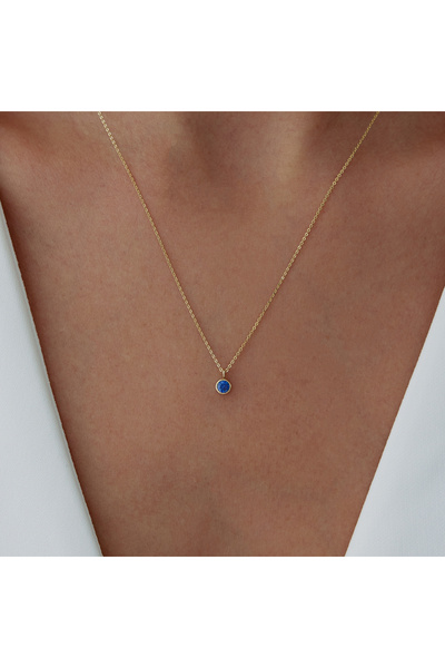 Cherry by Özkonak Yay Burcu Tanzanite Kolye