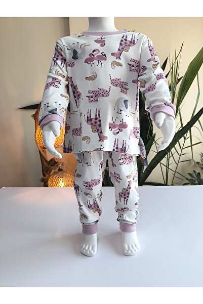 Miniworld Girl-Boy Baby-Child Pajama Set 100% Cotton Long Sleeve Round Neck Seasonal