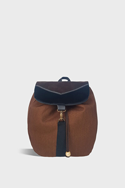 Ayşe Teyze'nin Çantaları Women's Brown Black Handmade Backpack
