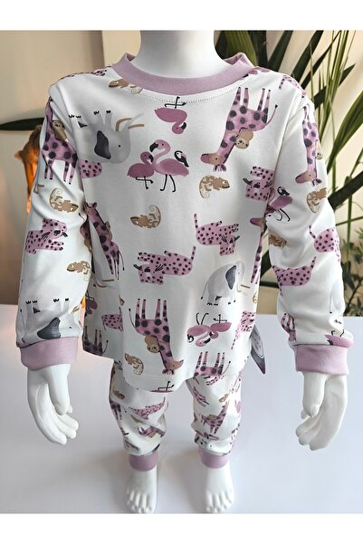 Miniworld Girl-Boy Baby-Child Pajama Set 100% Cotton Long Sleeve Round Neck Seasonal