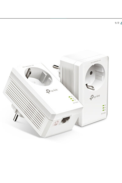 TP-LINK i-76 Tl-pa7017p 1000 Mbps Gigabit Priz Girişli Powerline Adaptör