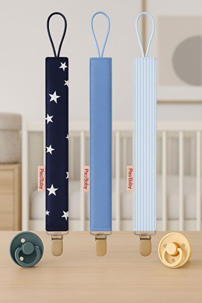 Pico Baby Emzik Askısı - Emzik Zinciri - Emzik Tutacağı 3'lü Set