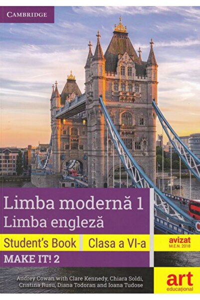 Art Educational Make it! 2 - Engleză. Limbă modernă 1 - Clasa a 6-a - Manualul elevului + 2 CD-uri + DVD