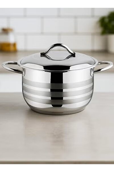 OMS 36Cm Stainless Steel Casserole - Made In Turkey