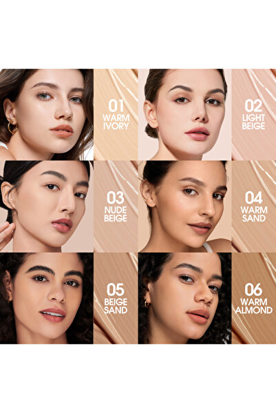 O.TWO.O Cosmetics Long-lasting, high-coverage, matte foundation - No. 01