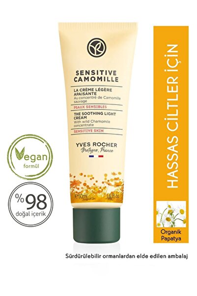 Yves Rocher Bakım Kremi – Organik Papatya ile Cildi Yatıştırıcı ve Nemlendirici