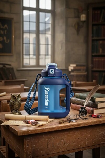 Miniso Harry Potter Lisanslı Plastik Suluk (1600ml) - Rawenclaw
