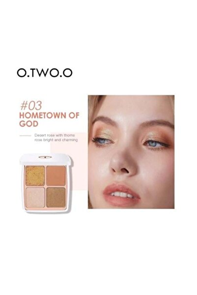 O.TWO.O Cosmetics لوحة ظلال عيون موركو من 4 الوان - رقم 03