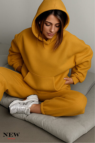 New Shine سويت شيرت بقلنسوة للجنسين