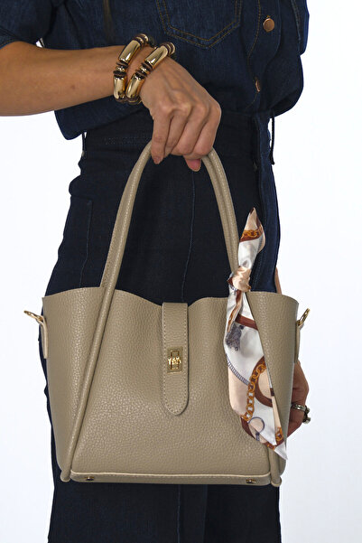 ABBRA Women's Vegan Leather Puppy Flared Bag