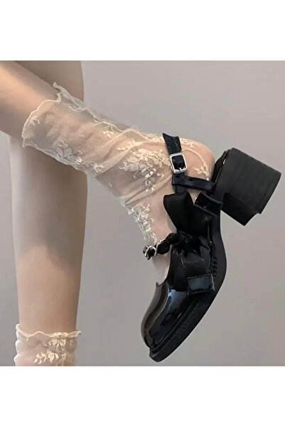 Freya Dantel Tül Soket Çorap (Kawaii Anime Kore Tarzı)