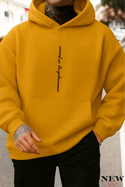 New Shine سويت شيرت بطبعة لوس أنجلوس