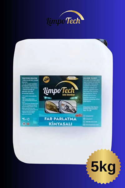 LİMPO TECH Kloroform Far Temizleme Sıvısı Temizleme Solüsyonu 5 Kg