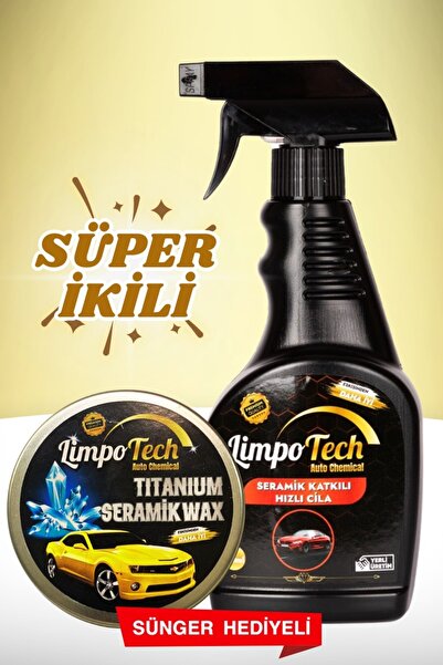 LİMPO TECH TITANIUM SERAMİK Wax 150 Ml /seramik Katkılı Hızlı Ve Pratik Cila ...