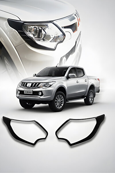 ROAL TUNİNG Mitsubishi L200 2015-2018 Ön Far Koruma Çerçevesi – ABS Tuning Ak...