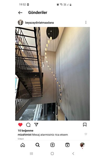 Beyaz Aydınlatma Galeri Boşlugu