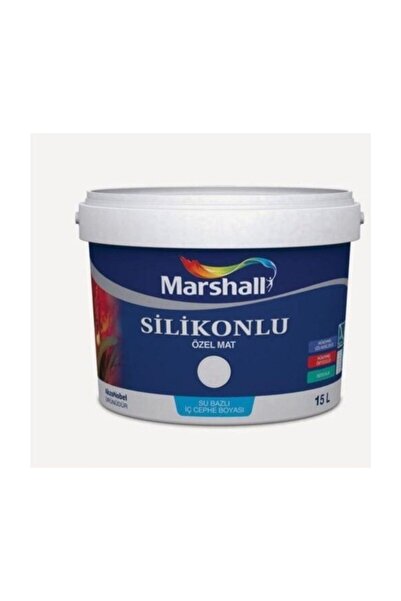 Marshall Özel Mat Silinebilir Silikonlu Duvar Boyası Keten Tohumu 15 lt