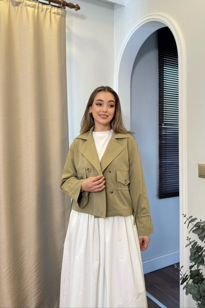 Safgiyim44 Trench Coat Green