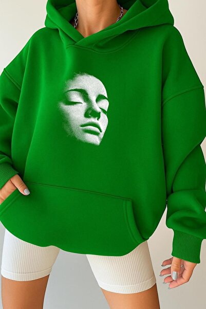 E-ROMA سويت شيرت بغطاء للرأس للجنسين من سيلويت