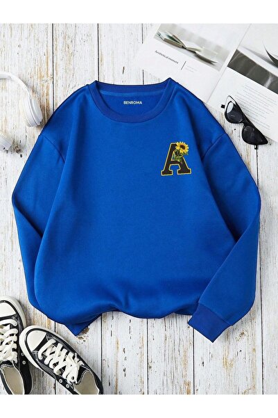 DM DOLCE MORE Hanorac oversize unisex cu decolteu rotund, cu 3 fire din bumba...