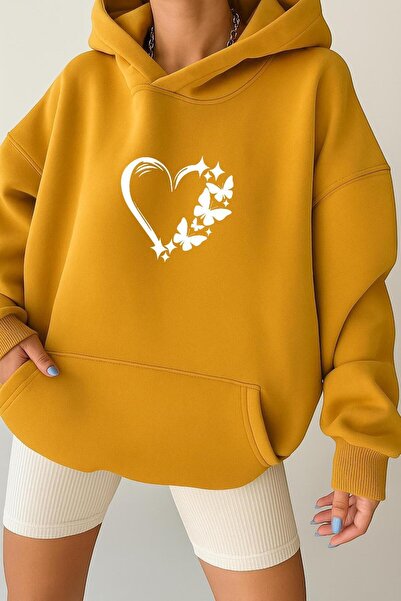 DM DOLCE MORE Hanorac unisex cu glugă HEART