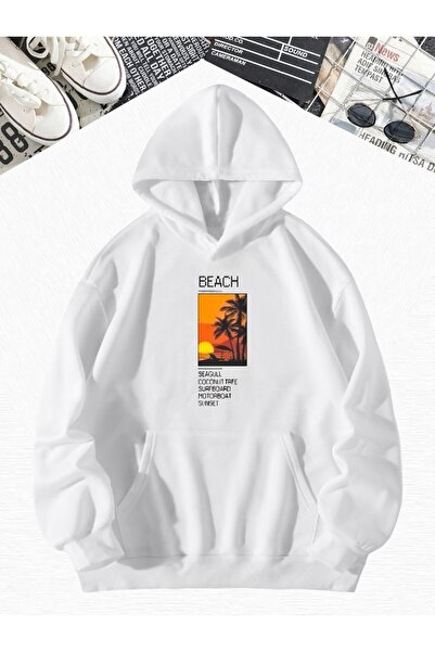 DM DOLCE MORE Φούτερ OVERSIZE ΜΕ ΣΤΑΥΡΩΜΕΝΟ ΣΧΕΔΙΟ ΛΕΥΚΟ ΠΑΡΑΛΙΑΣ ΜΕ 3 ΚΛΕΙΔΑ...