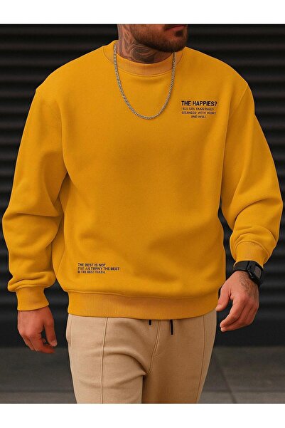 E-ROMA السعادة؟ سترة رياضية مطبوعة للجنسين