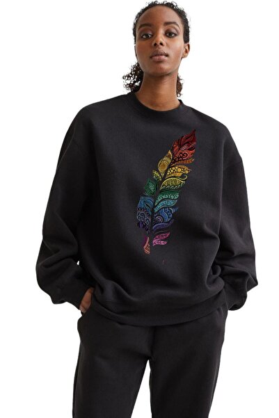 DM DOLCE MORE Φούτερ Unisex με στάμπα με 3 νήματα χτενισμένο βαμβάκι