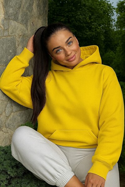 DM DOLCE MORE سويت شيرت بلون سادة للجنسين