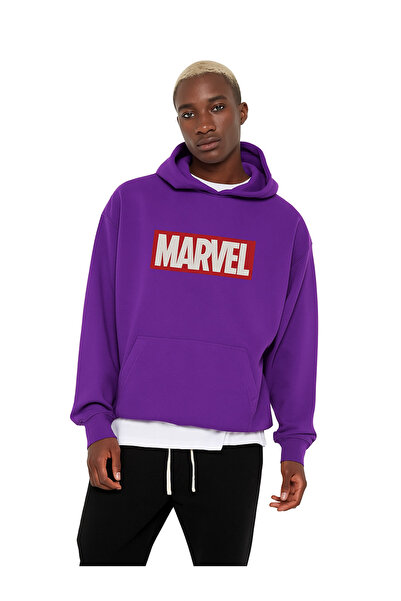 DM DOLCE MORE سويت شيرت بغطاء رأس مطبوع