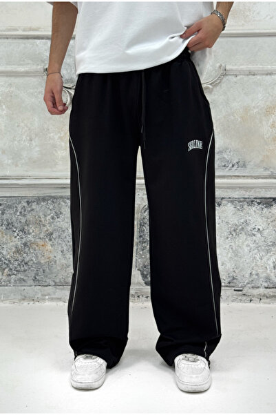 serline Κεντημένη ριγέ φόρμα ποδιών