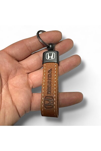imza direksiyon kılıfı Honda Kabartmalı Logo Ve Yazılı Anahtarlık (KAHVERENGİ...