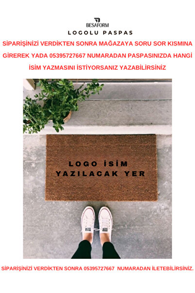 BESAFORM KAPI ÖNÜ PASPAS (LOGOLU-İSİMLİ)