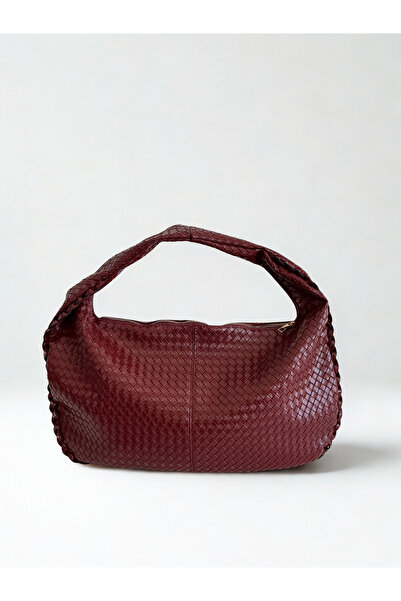 yako Milano Knitted Pattern Women's Shoulder Bag