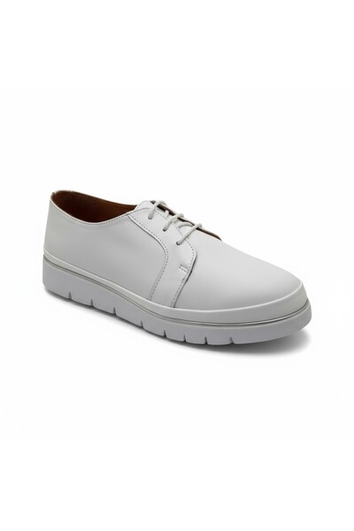 DOSA SHOES Bolset Γυναικεία Δερμάτινα Παπούτσια-Λευκό