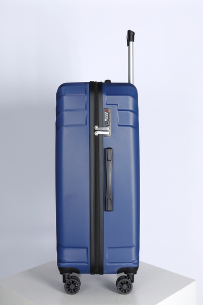 Space Luggage Set, ABS Material including Carry On Cabin Sizes, 20/24/28 Inches, Dark Bule