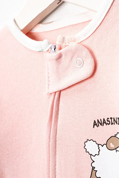 Bamoola for Babies 100% Cotton 9-12-18 Months Lamb Animal 3-Piece Jumpsuit with Cuffs Without Booties (Baby Girl Boy)