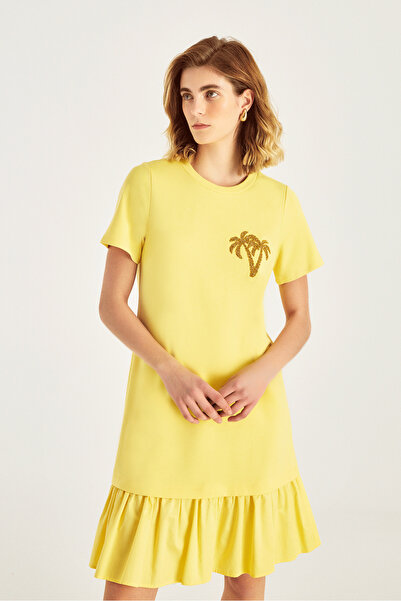 Naramaxx 1659 ELBİSE SARI