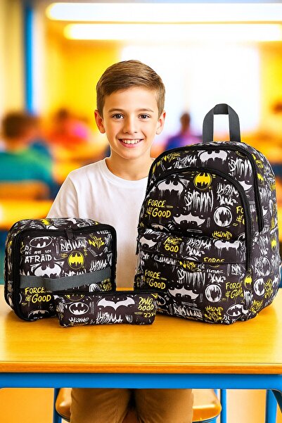NewBag Yarasa Erkek Sırt Okul Çantası-3'lü Set (YENİ SEZON)