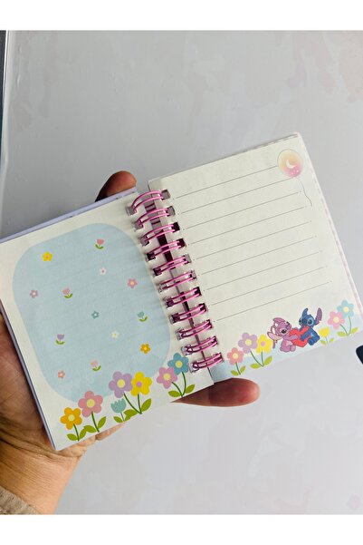 synshop Stitch 3D Water Glitter Beaded Cover Sticker Notepad