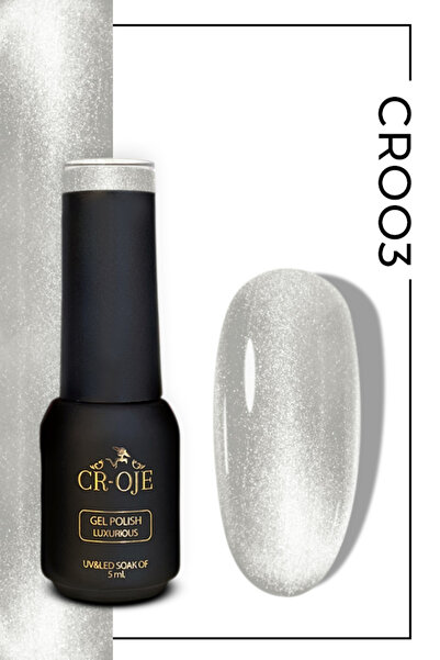 CROJE KALICI OJE Korean Cat Eye Kristal Efektli Manyetik Cat Eye / Kedi Gözü-CR003 (5 ML)