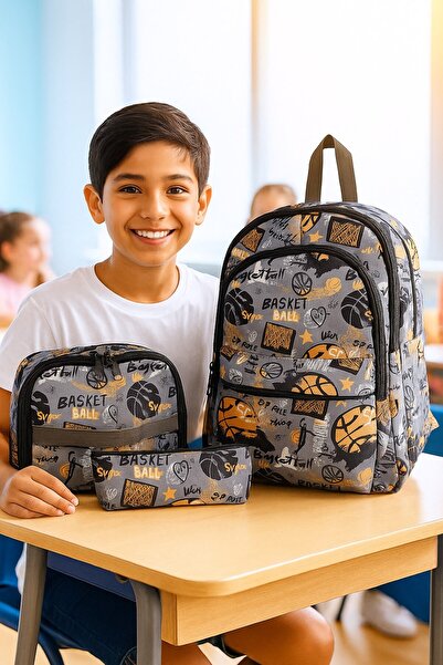 NewBag Новий сезон баскетбольний чоловічий рюкзак для школи - набір з 3 штук